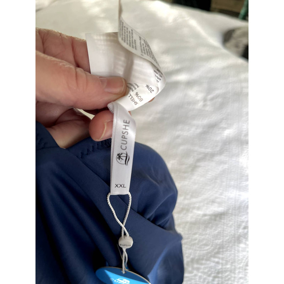 SOLD! Cupshe NWO Navy Blue One Piece Swimsuit with Adjustable Straps. XXL - Picture 3 of 3